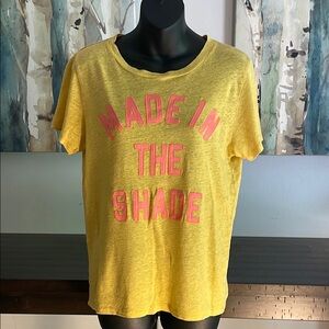 ⭐️ 5 items for $15 ⭐️ J. Crew 100% Linen Vibrant Yellow Tee